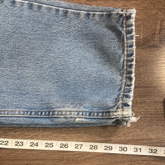 Mens Pre Owned Members Mark Distressed Blue Jeans 38x30 - Picture 8 of 11